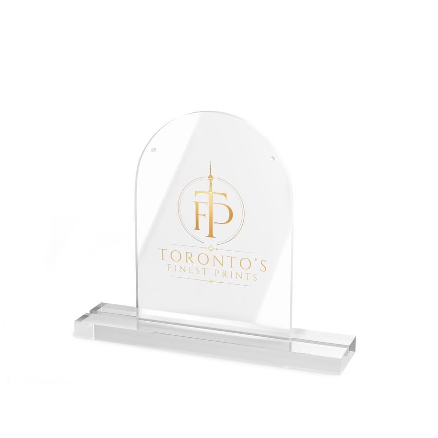 Custom Acrylic Dome Sign - Personalized Arch Table Sign for Weddings, Events & Business