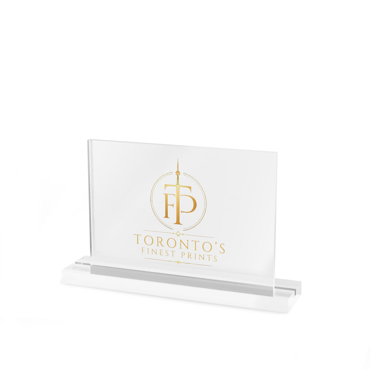 Acrylic Table sign, Rectangular Shape