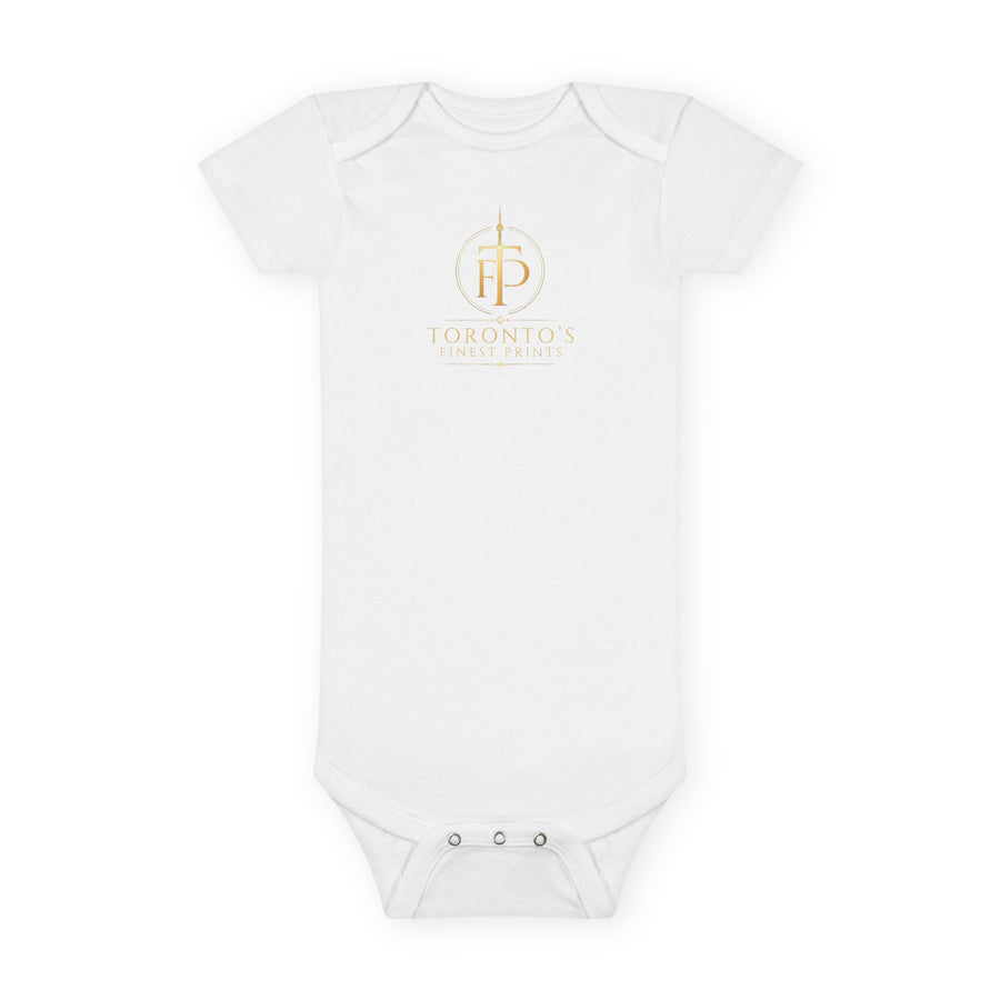 Custom Organic Baby Onesie – Personalized Logo Baby Bodysuit | Send Your Design