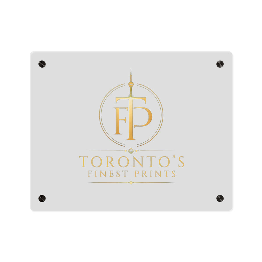 Custom Acrylic Wall Art Panel - Personalized Photo or Logo Print with Stand-Off Mounts
