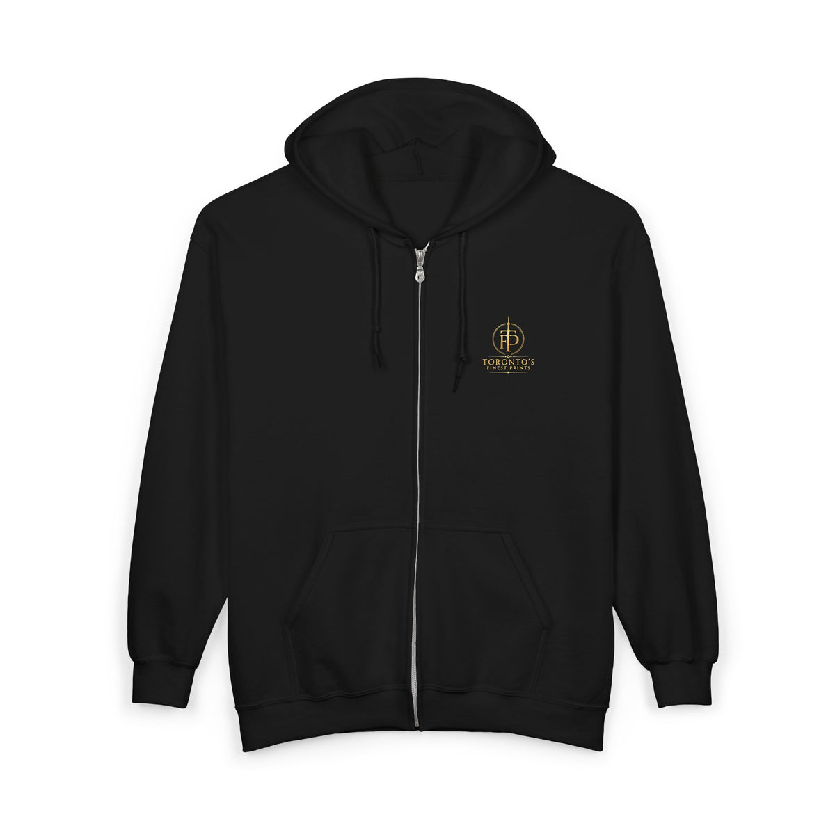 Custom Full-Zip Hoodie – Personalized Logo Zip-Up Hoodie | Send Your Design