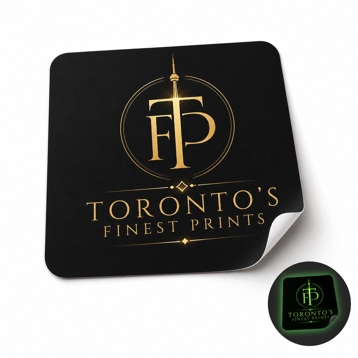 Toronto's Finest Prints glow-in-the-dark stickers