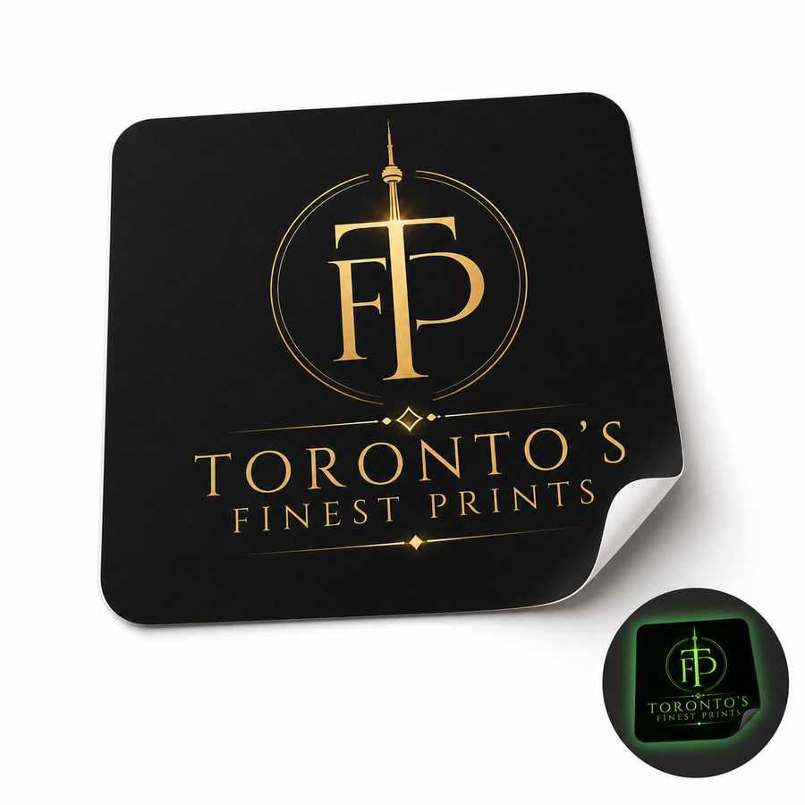 Toronto's Finest Prints glow-in-the-dark stickers