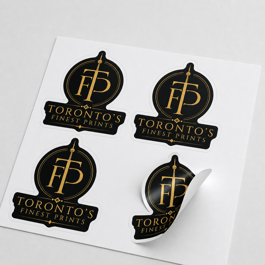 Kiss-Cut Stickers custom printing product from Toronto's Finest Print