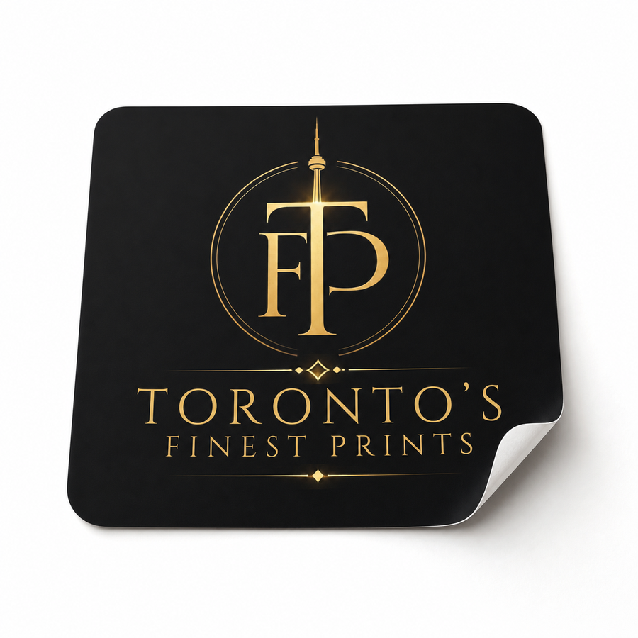 Toronto's Finest Prints matte custom stickers
