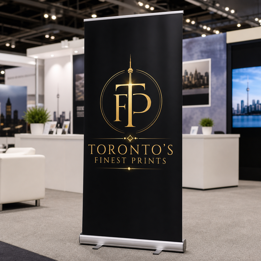 Retractable Banners custom printing product from Toronto's Finest Print