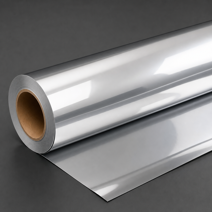 Silver Chrome Vinyl Roll custom printing product from Toronto's Finest Print