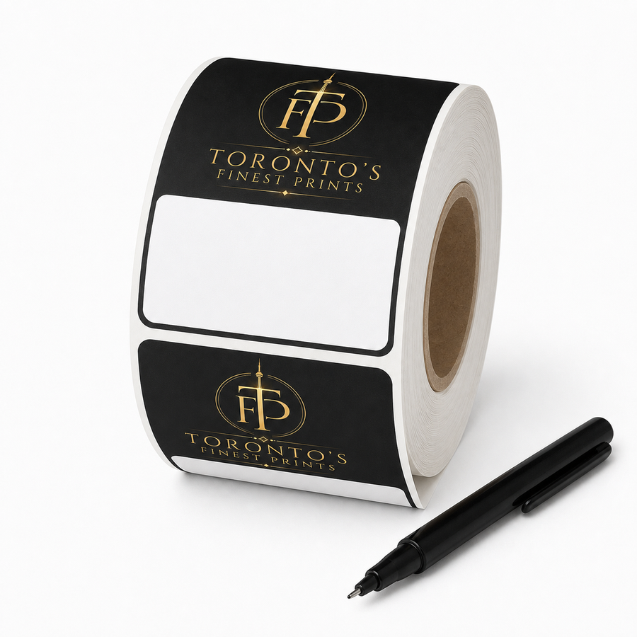Toronto's Finest Prints writable paper labels