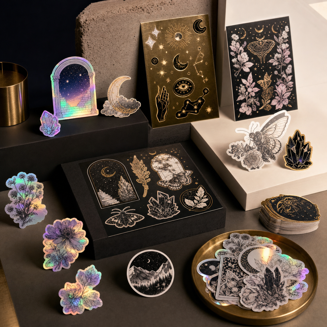 Premium custom sticker collection